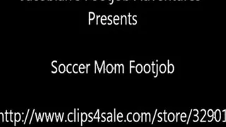 Soccer Step-Mom Footjob