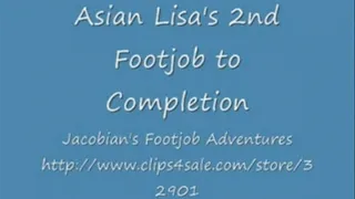 Lisa's 2nd Footjob Session