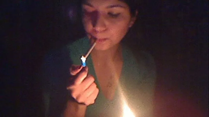 Smoking In The Dark!!