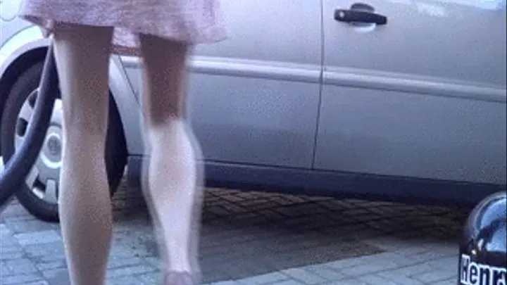 upskirt car vacuum