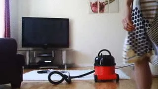 casual vacuum of the rug!