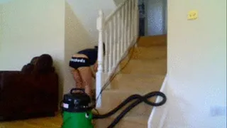 Wet Vac the stairs