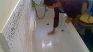 Wet vac in the bath