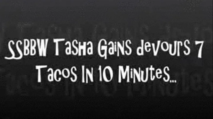 Tasha,You Are Such A Gluttonous Fatty