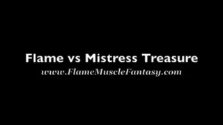 Goddess FlameDiva and Mistress Treasure battle