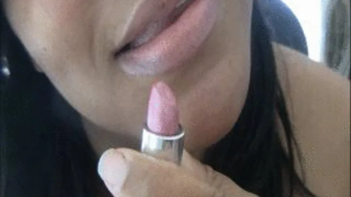 Metallic Mauve Lipstick Fetish