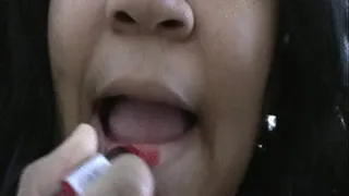 Licking Lipstick 3