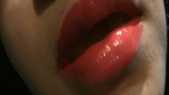 Come Kiss My Fire Red lips