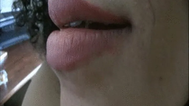 Upclose pink tongue trixxx