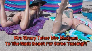 Consensual Candid #4 Full Video - Exhibitionist Wife Mrs Gind Hotwife Mrs Morgana Nude Beach Tease!