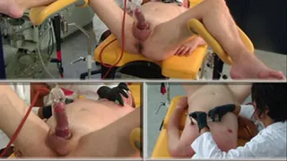 Medical bdsm: needles and extreme vacuum pumping for him