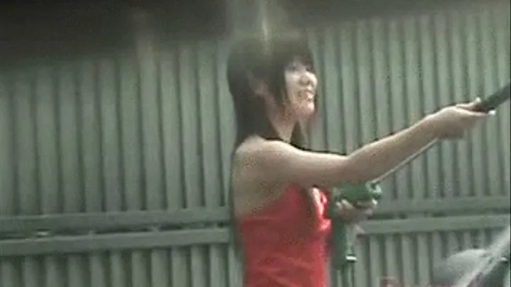japanese woman car wash upskirts 3