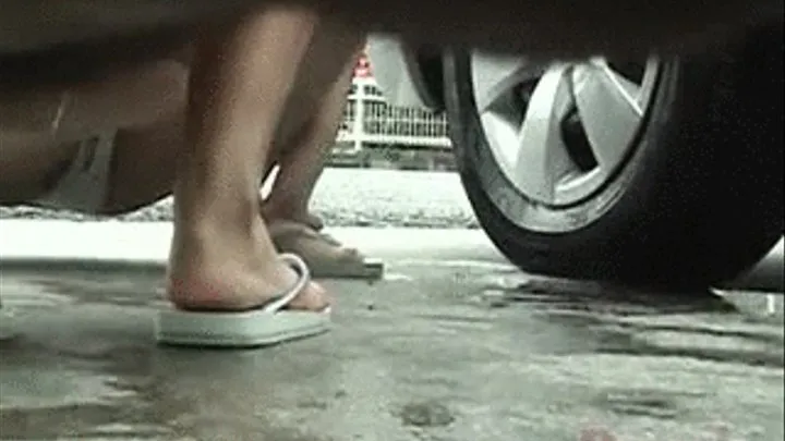 japanese woman car wash upskirts 7