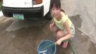 japanese woman car wash upskirts 9