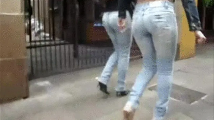 pair of tight jeans