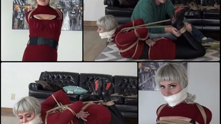 Claire D'Lune - Tight Chicken Wing Jute Hogtie