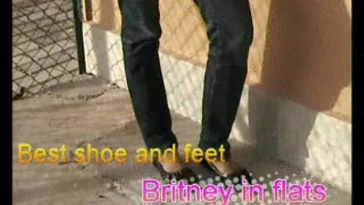 Britney in flats