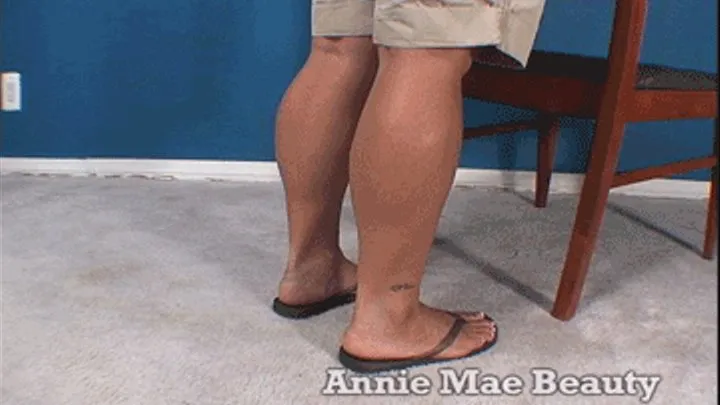 Annie Mae Pumping Muscular Calves