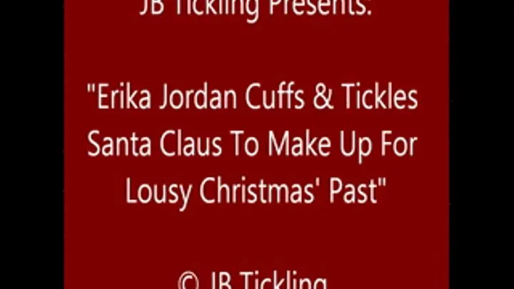 Erika Jordan Tickles Santa Claus - SQ