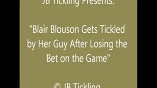 Blair Blouson Tickled for Losing a Bet