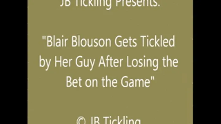 Blair Blouson Tickled for Losing a Bet - HQ