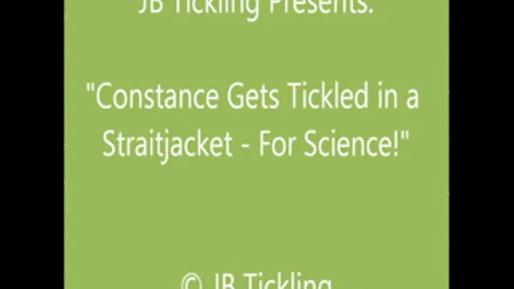 Constance Tickled in a Straitjacket