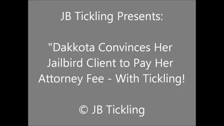 Dakkota Tickles Her Jailbird Client