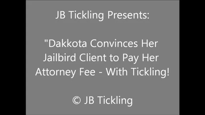 Dakkota Tickles Her Jailbird Client