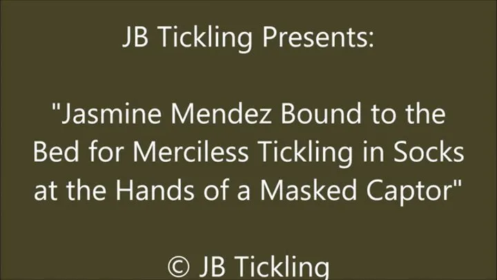 Jasmine Mendez Bound to the Bed for Tickling in Socks