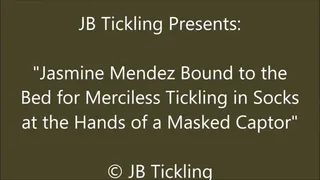 Jasmine Mendez Bound to the Bed for Tickling in Socks