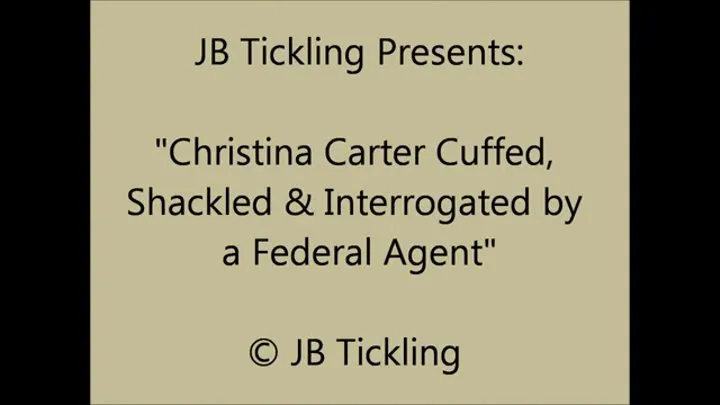 Christina Carter Arrested and Tickled