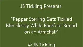 Pepper Sterling Tickled While Chairbound