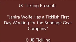 Janira Wolfe Tickled During Her First Day on the Job