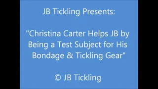 Christina Tickled Testing Bondage Gear - SQ