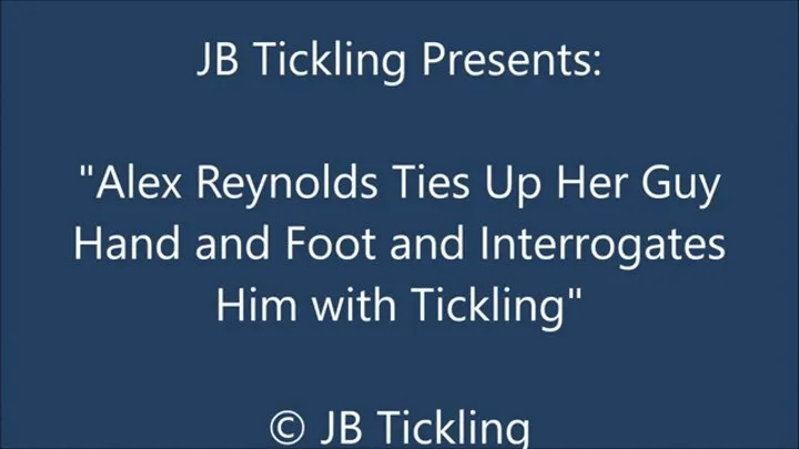 Alex Reynolds Tickles A Bound Guy