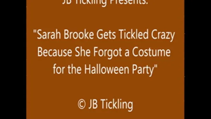 Sarah Brooke Ticked Crazy in Her Halloween Costume