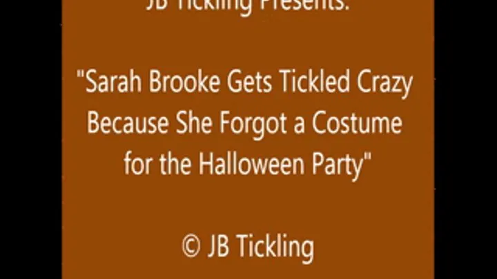 Sarah Brooke Ticked Crazy in Her Halloween Costume - HQ