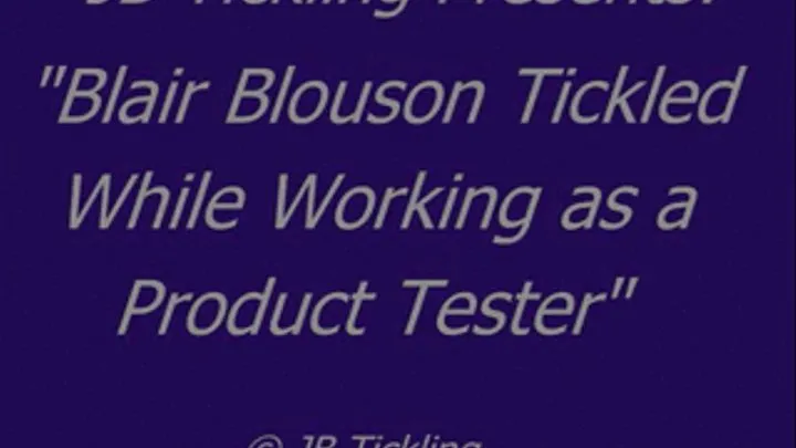 Blair Blouson Product Tester Tickling - SQ