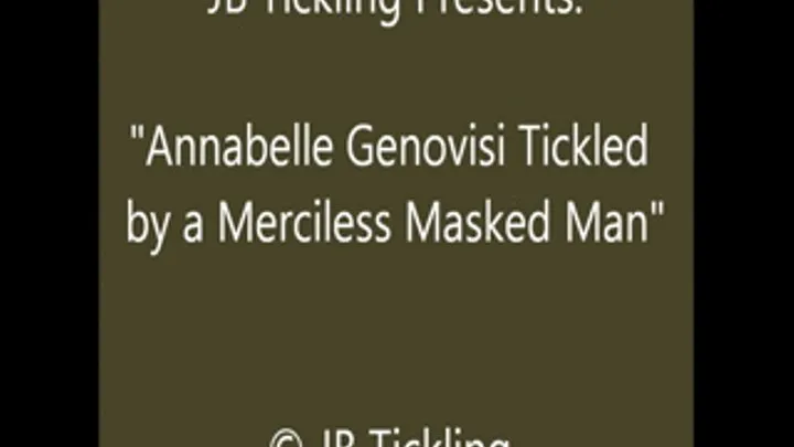 Annabelle Tickled by a Masked Man