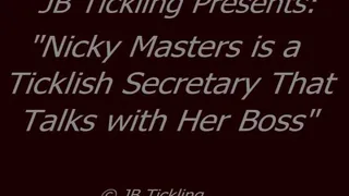 Nicky Masters Has a Ticklish Job Meeting - HQ