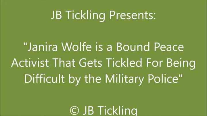 Janira Wolfe Gets Tickled for Protesting - SQ