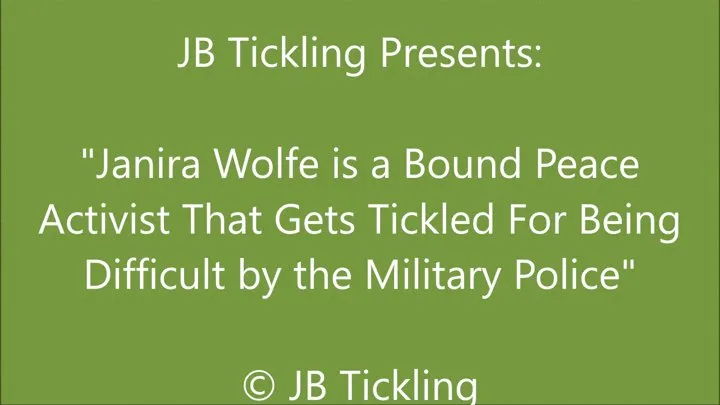 Janira Wolfe Gets Tickled for Protesting