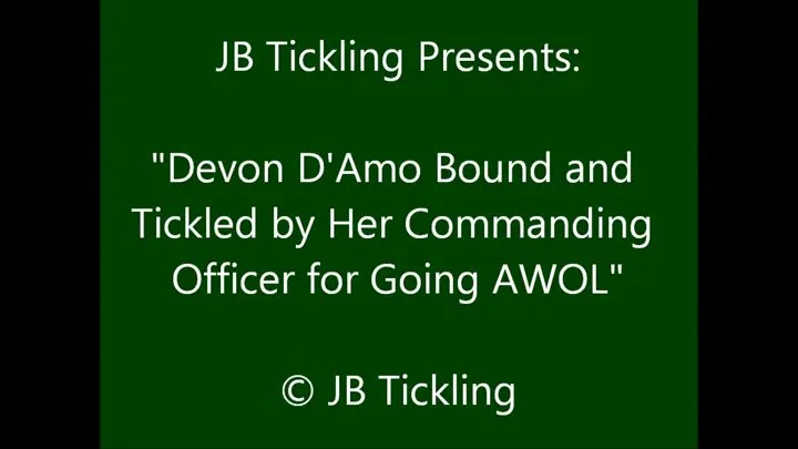 Devon D'Amo Tickled For Going AWOL - HQ