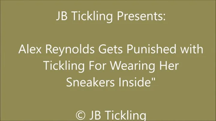 Alex Reynolds Tickled for Wearing Sneakers Inside