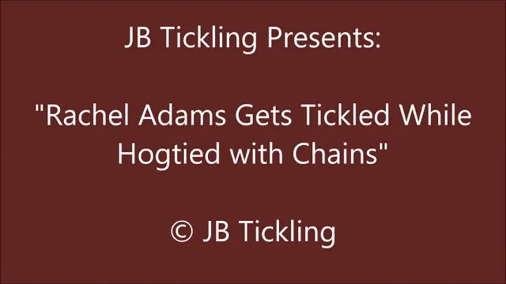 Rachel Adams Loses the Chains Escape Challenge and Gets Tickled