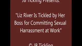 Liz River Tickled by Her Boss