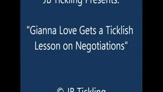 Gianna Love Ticklish Negotiations Lesson