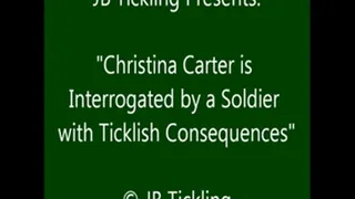 Christina Carter Tickled by a Soldier