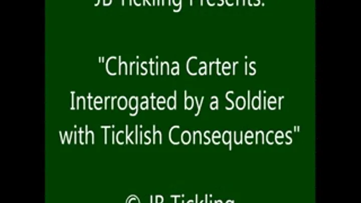 Christina Carter Tickled by a Soldier - SQ