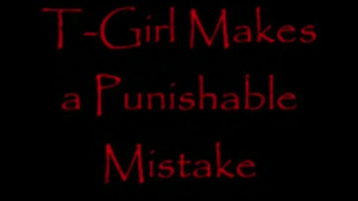 TGirl Makes a Punishable Mistake Movie Full Length